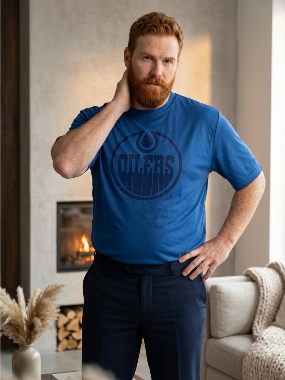 PepsiCo Edmonton Oilers T-Shirt Size Medium